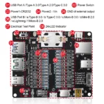 USB Cable Tester Type-C Type-B Micro Short Circuit Switch Test Board Data Cable Anomaly Detection For iOS Android Test Board - Image 4