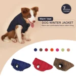 Winter Dog Clothes Outdoor Cold Proof Warm Dog Jacket with Fleece Cotton Lining Chihuahua French Bulldog Puppy Clothing Coat - Image 3