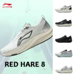 LI-NING Men's Running Shoes RED HARE 8 Support Stability Basic Racing Training Shoes Sports Sneakers ARPV001