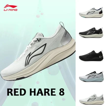 LI-NING Men's Running Shoes RED HARE 8 Support Stability Basic Racing Training Shoes Sports Sneakers ARPV001