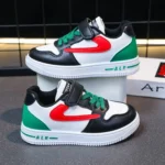 Children's Rotating Button Sports Shoes Breathable Mesh Single Net Shoe Summer New Arrival Middle Large Children Flat Shoes - Image 2