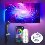 Smart TV LED Backlight with Camera, Suitable for 55-65 Inch Screen TV Backlight Synchronized Screen and Music Flexible LED Strip