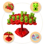Math Toy Balancing Board Puzzle For Kids Frog Balance Tree Educational Parent-child Interaction Tabletop Game Toys - Image 5