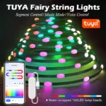 TUYA LED String 200 Led 20M Christmas Tree Fairy String Party Light Copper Wire String Lights For Home Parties Christmas Holiday