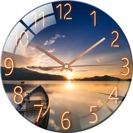 Nordic Silent Wall Clock Non-ticking Silent Digital Wall Clock Silent Movement Without Ticking Living Room Decoration Wall Clock