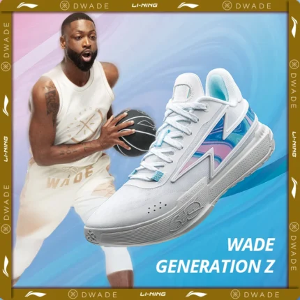 Li-Ning Men's WADE GENERATION Z On Court Basketball Shoes Breathable Cushion LiNing Son of Flash Basic Team Shoes ABPU027