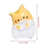 Cute Cat Stress Relief Squishy Toys PU Slow Rising Squeeze Antistress Ball Cartoon Table Ornaments Squishy Stress Reliever Toys - Image 5
