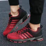 New fashionable plus-size men's casual sports shoes, walking and running shoes, tennis vulcanized men's shoes - Image 6
