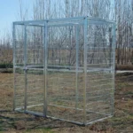 Large Outdoor Dog Kennel Welded Iron Animal Cage Breathable Square Pattern Fence Aviaries Living House Cages for Cats Birds - Image 2