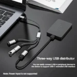 USB Cable Splitter HUB Extentions 4 Ports Phone Charger Power Adapter OTG Multiple Expander Charging Docking For Laptop Computer - Image 2