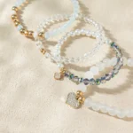 Kirykle 9 Piece Set Luxurious Bracelets for Women Crystal Shiny Adjustable Opening Chain Bracelets Punk Bangle Fashion Jewelry - Image 3