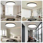 Led Ceiling Lamp Modern Ceiling Light IP65 Waterproof Round 30/18W Indoor Lighting For Bathroom Living Room Kitchen Balcony 220V - Image 5