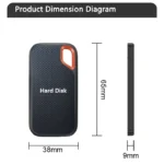 High speed external hard drive 2TB USB 3.1 interface shockproof and portable, suitable for fast data transfer in laptops/PCs/Mac - Image 6