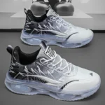 Couple sports single shoes, thick soled non slip casual shoes, lightweight and comfortable outdoor sports plus size running shoe - Image 5