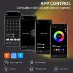 Tuya Smart Led Sunset Projector Lamp Smart Life App IR Remote Control RGB Atmosphere Spotlight Night Light for Party Photography - Image 4