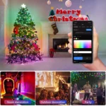 TUYA LED String 200 Led 20M Christmas Tree Fairy String Party Light Copper Wire String Lights For Home Parties Christmas Holiday - Image 3