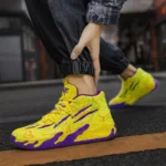 Hot Selling Men Basketball Shoes Warm Comfort Cushioned Professional Tennis Training Shoes Anti Slip and Wear-resistant Sneakers - Image 4