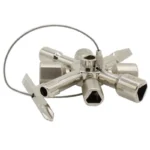 Multi-purpose Cross Switch Square Key Wrench 10 In 1 Universal Triangle Elevator Electrical Cupboard Box Train Wrench Tools - Image 3