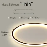 Modern Ultrathin LED Ceiling Lamp For Living Room Bedroom Aisle Study Room Balcony Light Home Decor Lighting Chandelier Fixture - Image 4