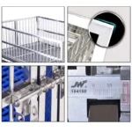 Large Crate Dog Cage Stainless Steel with Solid Pattern Pallet Tray Type - Image 5