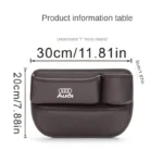 For Audi A4 A3 A6 TT S4 S5 S6 A1 A2 A5 A7 A8 Q1 Q2 Q3 Q4 Q5 Q6 Q7 Q8 B8 B9 B6 C6 Qua Car Seat Gap Crevice Storage Box Cup Holder - Image 4