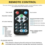 1-4Pack Aalternating Fashing Light Stage Lamp with Remote Control EU Disco Ball Lamps for Home Room Parties Birthday Wedding Bar - Image 5