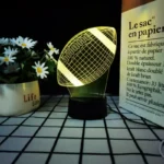 Basketball and Football shaped Night light 3D llusion Light 7/16 color touch adjustable USB Charging Decoration Birthday Gift - Image 3