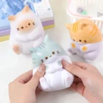 Cute Cat Stress Relief Squishy Toys PU Slow Rising Squeeze Antistress Ball Cartoon Table Ornaments Squishy Stress Reliever Toys - Image 4