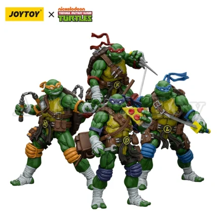 JOYTOY 1/18 Action Figure Turtles-Michelangelo Donatello Leonardo Raphael Anime Toy