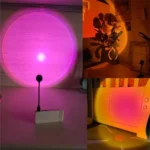Sunset Photography Light USB Rainbo LED Light Mobile Phone Self Neon Night Light Projector Photography Wall Atmosphere Light - Image 2