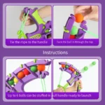 Children's catapult sticky ball bow target toy baby indoor suction cups parent-child interactive throwing shooting dart board gi - Image 5