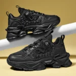 Four Seasons Men's Shoes 2025 New Breathable Mesh Thick soled Sports Shoes for Youth Versatile Casual Running Shoes - Image 4