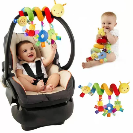 9 styles to choose from Baby Stroller Hanging Bell Plush Baby Colourful Label Bed Bell Toy Cartoon Multifunction