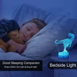 3D Cute Dinosaur Night Light Kids LED Dino Lamp Lovely USB Acrylic Glasses Table Nightlight for Children Gift Lamp Bedroom Decor - Image 4