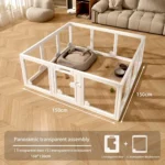 Hot Selling Heavy-duty Pet Fence Metal Acrylic Dog Playpen Pet Pen Puppy Crate Cage Kennel Rabbit Play Pen