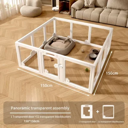 Hot Selling Heavy-duty Pet Fence Metal Acrylic Dog Playpen Pet Pen Puppy Crate Cage Kennel Rabbit Play Pen