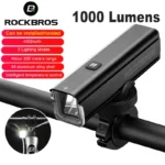 ROCKBROS 1000/1500LM Bicycle Light IPX6 Waterproof Bike Light Type-C Charge LED Cycling Headlight Aluminum Ultralight Flashlight - Image 2