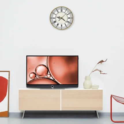 London Wall Clock Clock Watch Bedroom Hanging Clock Contemporary Silent Non Ticking Big Ben Clock for Home Farmhouse School