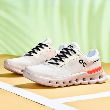 Fluorescence Running Shoes Men Training Marathon Sports Breathable Lightweight Women's Comfortable Nonskid Leisure Sneakers