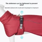 Medium and large dog autumn and winter reflective clothing windproof and thick cold proof safe and thick clothing for night time - Image 4