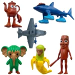 6-8Pcs Italian Brainrot Tung Sahur Figure Toy Tralalero Tralala Figures Bombardino Crocodilo Shimpanzini Bananini Doll Gift - Image 3