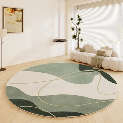 Nordic Style Rugs for Bedroom Fluffy Soft Cloakroom Carpet Light Luxury Living Room Decoration Abstract Rug Thick Anti-slip Mat