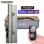 Yongnuo YN360IV 2000K-10000K RGB Full Color Wireless Layout LED Video Light YN360 IV Handheld Ice Stick Photo Fill Shooting