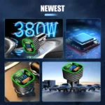 UYUXIO USB C Car Phone Charger Dual PD 4 in 1 with Voltage Display Super Fast Charge Adapter for iPhone Xiaomi Oppo Vivo Samsung - Image 6