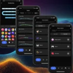 WIFI RGB Desktop Atmosphere Night Light LED Music Rhythm Sensing Festival Decoration Lamp Gaming Bedroom Background Wall Lights - Image 6