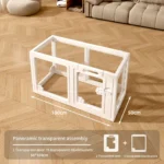 Hot Selling Heavy-duty Pet Fence Metal Acrylic Dog Playpen Pet Pen Puppy Crate Cage Kennel Rabbit Play Pen - Image 2