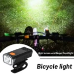 Bicycle Front Light Taillight USB Rechargeable Led Mountain Bicycle Lamp Accessories Outdoor Cycle Waterproof Bicycle Light O5N7