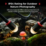 SmallRig RM 03 Macro Photography LED Light 5 Colors with Diffuser, Four-Leaf Barndoor Spotlight Stop Motion Animation Windproof - Image 4