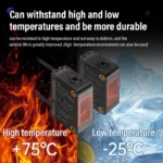 Not affected by color Laser photoelectric switch Background suppression Square sensor Diffuse reflection Can detect any color Ad - Image 4