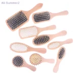 {MX} Multi-type Wooden Airbag Hair Brush Anti-Static Massage Comb Scalp Massager Air Cushion Hairbrush For Detangling - Image 6